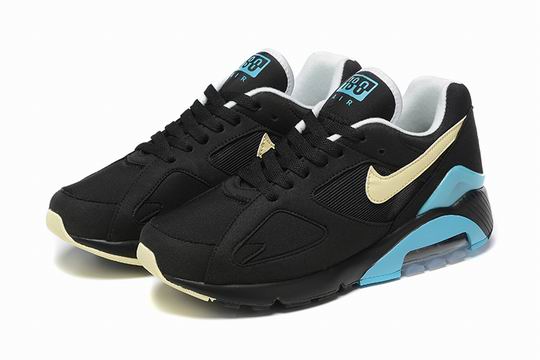 Cheap Nike Air Max 180 Men's Women's Shoes Black Blue Beige-03